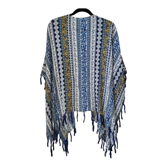 Umgee boho floral flowy shawl cover-up Size M/L - Picture 2 of 4